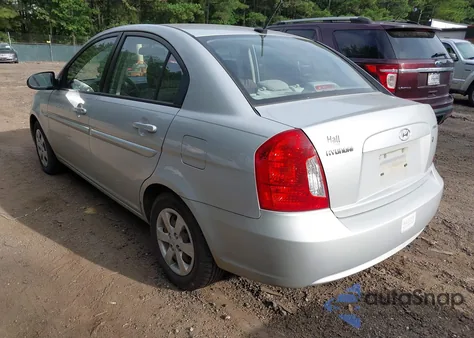 2009 Hyundai Accent Gls z USA, uszkodzony, nr VIN KMHCN46C89U297981